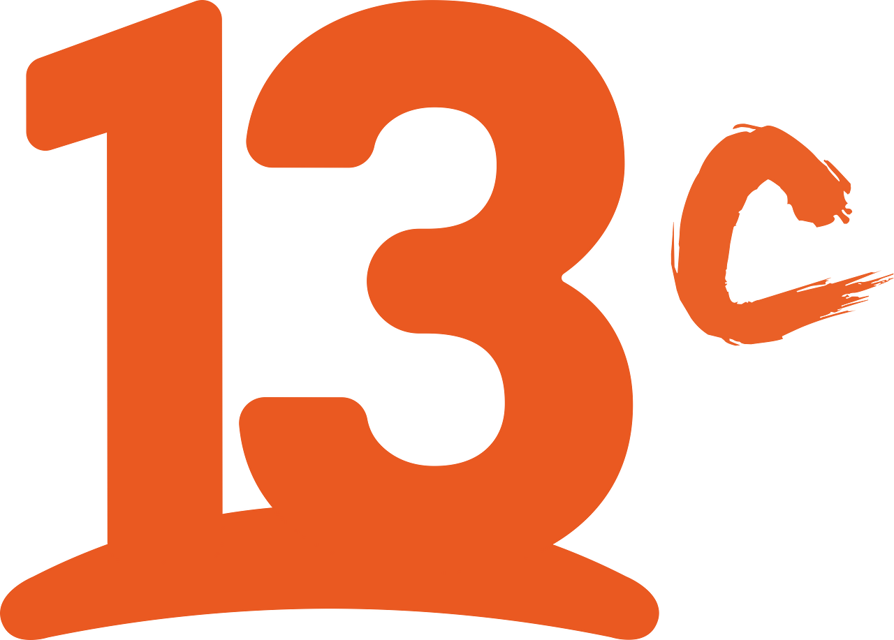13C