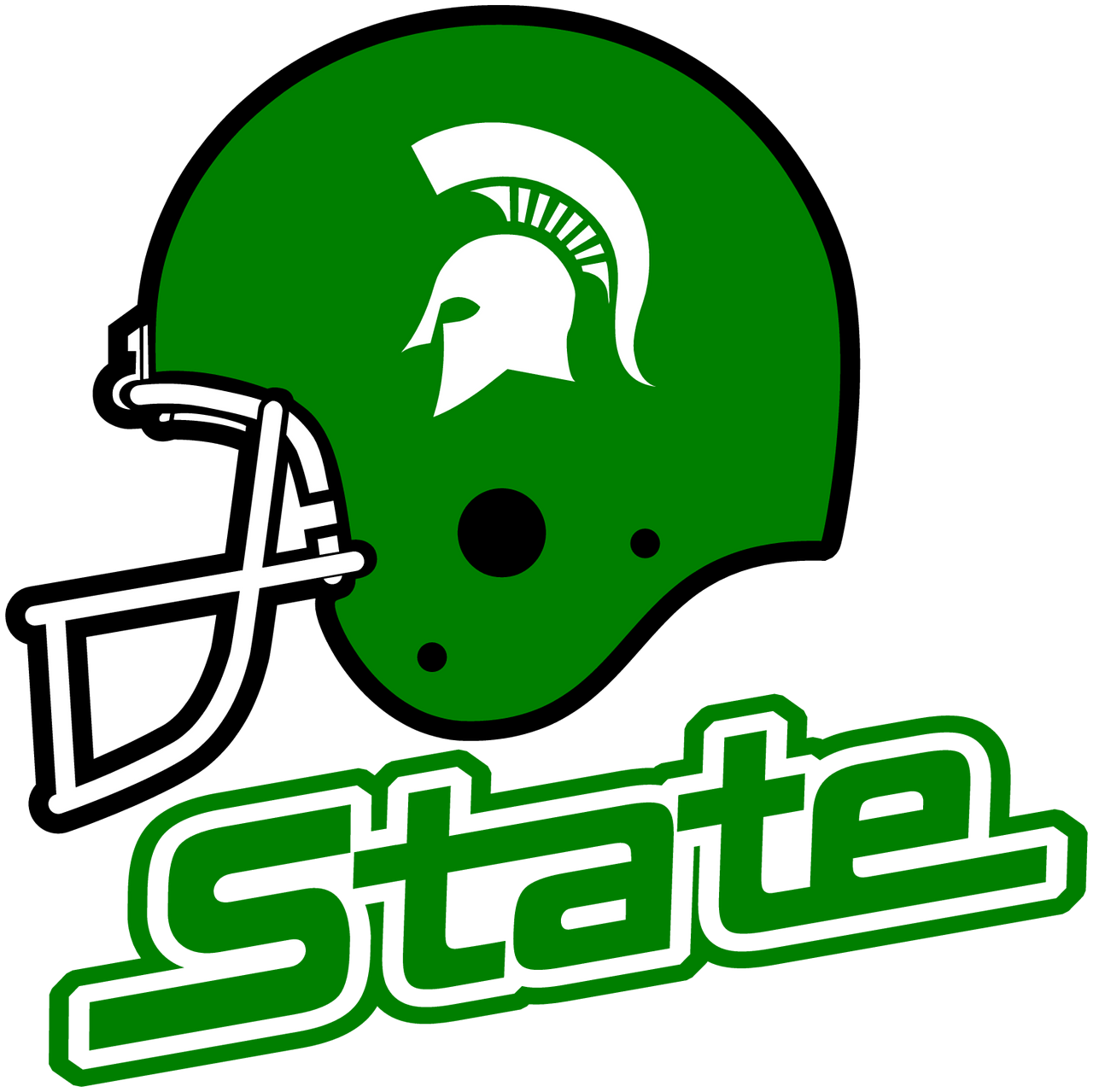 Michigan State Spartans Helmet