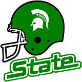 Michigan State Spartans Helmet