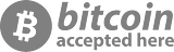 Bitcoin Accepted Here BTC